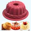 4/6/8-tommers rund kakeform Silikon Lettfrigjørende non-stick Gjenbrukbar mousse Mooncake Maker Form Kjøkkenbakeverktøy