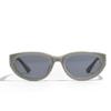 Glasses 95230 Square Cat Eye Rivet Sunglasses Women Xiaohongshu Sunshade Ultraviolet Sun