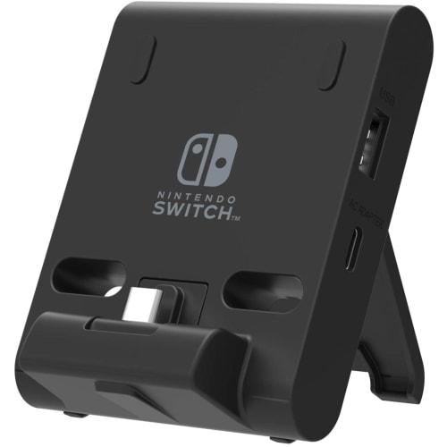 [Produkt s licencí Nintendo] Přenosný USB hub stojan pro stolní režim se 2 porty pro Nintendo Switch [Kompatibilní s Nintendo Switch Lite]