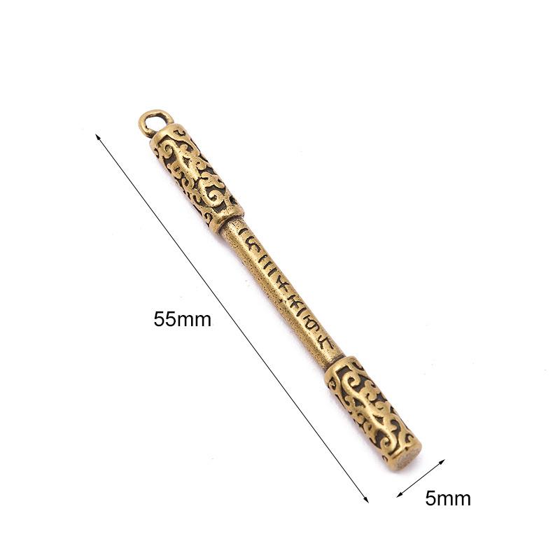 

Ретро настольное украшение в виде животного, персонализированный брелок-подвеска для ключей автомобиля, старинное счастливое украшение фэн-шуй, бронзовое изделие