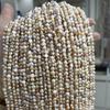 1Strand Natural Multi-color Baroque Freshwater Pearl Strand 36cm 4-5mm Irregular Loose Pearls for DIY Jewelry Making Bracelet Necklace Crafts Supplies