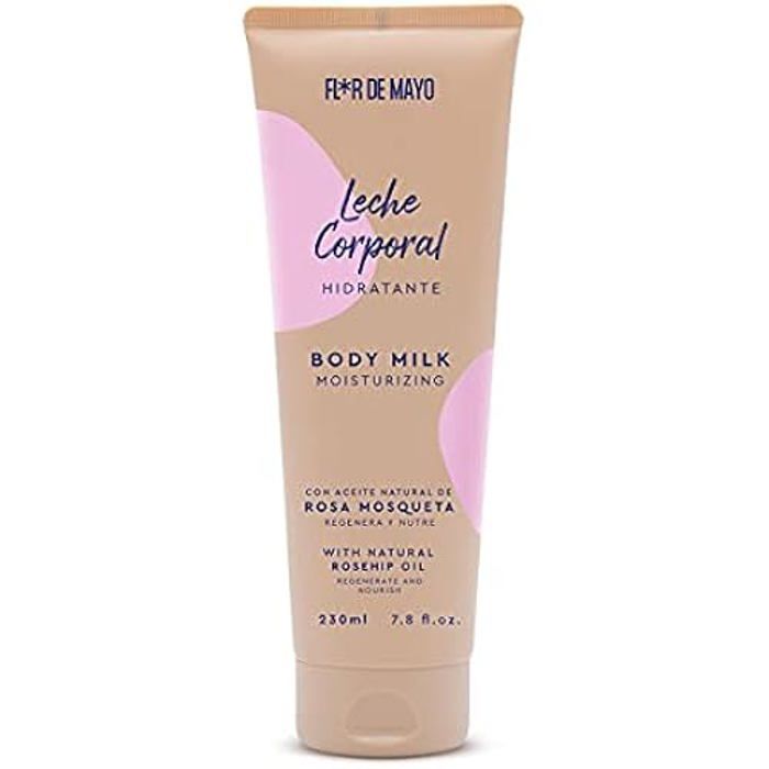 Lait Pour Le Corps - FLOR DE MAYO - BODY MILK Rosehip - 230 Ml - Sans Parabène - Tous Types De Peau