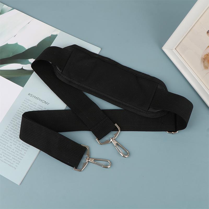 

Черный нейлоновый ремень для сумки для мужчин, прочный плечевой ремень для сумки-портфеля, ремень для сумки для ноутбука, длина, аксессуар для сумки