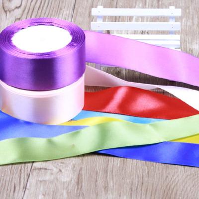 1 Roll 40mm Colorful Ribbon Decorative Cake Gift Packaging Ribbon Material DIY Bow Crafts Wedding Party Scrapbooking Wrap Supplies
