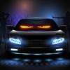 Dynamisches Big Devil Eyes Licht für Autos Buntes Auge LKW Windschutzscheibe Programmierbares LED-Display Flexible Weiche Leinwand Bluetooth