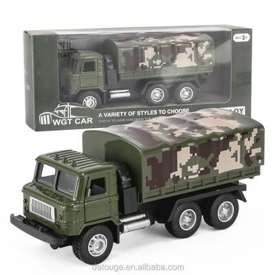 Öltankwagen aus Legierung im Maßstab 1/43 mit Ton und Licht, Militär-LKW-Spielzeugsimulation, Sammler-Militärfahrzeug-Miniatur für Kinder