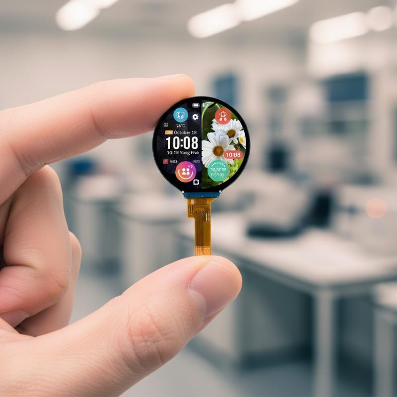 1Pcs TFT LCD Round 1.28 Inch IPS Panel SPI GC9A01 Controller Capacitive Touch for Smartwatch Projects