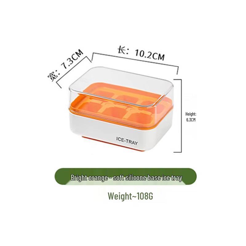 Household Silicone Ice Cube Tray - Soft, Mini Mold for Freezing and Storing Ice Cubes