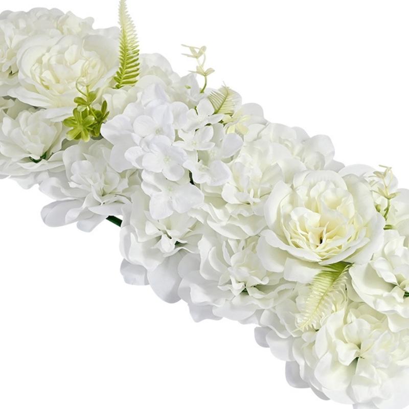 Realistic Silk Flower Decoration For Wedding Reception Anniversary Party Backdrop Wall Decors Ceremony Arch Layouts