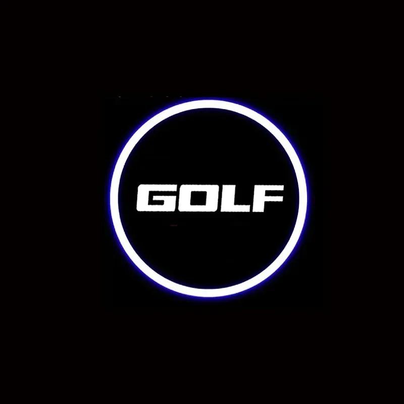 W1452PCS Car Door Welcome Projector Light LED Ghost Shadow Lamp for Volkswagen VW GOLF 2002-2008 2005 2007 Accessories