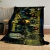 1pc Lord of the Rings  - Throw Blanket, Soft, Flannel Blankets, Living Room,  All Seasons Use-1021001