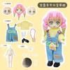 Doll Clothes OB11 Kanroji Mitsuri Interchangeable Face High Quality Full Set 1/12 Plain Body Collect Birthday Christmas Gift