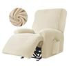 Velvet Recliner Cover Split Design Massage  Chair Cover Lounger Single Couch Sofa Slipcover Armchair Covers Funda Sillon
