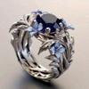 1Pc Elegant Iris Style Ring Luxurious Cubic Zirconia Women'S Ring Perfect For Weddings Engagements Valentine'S Day Jewelry Gifts