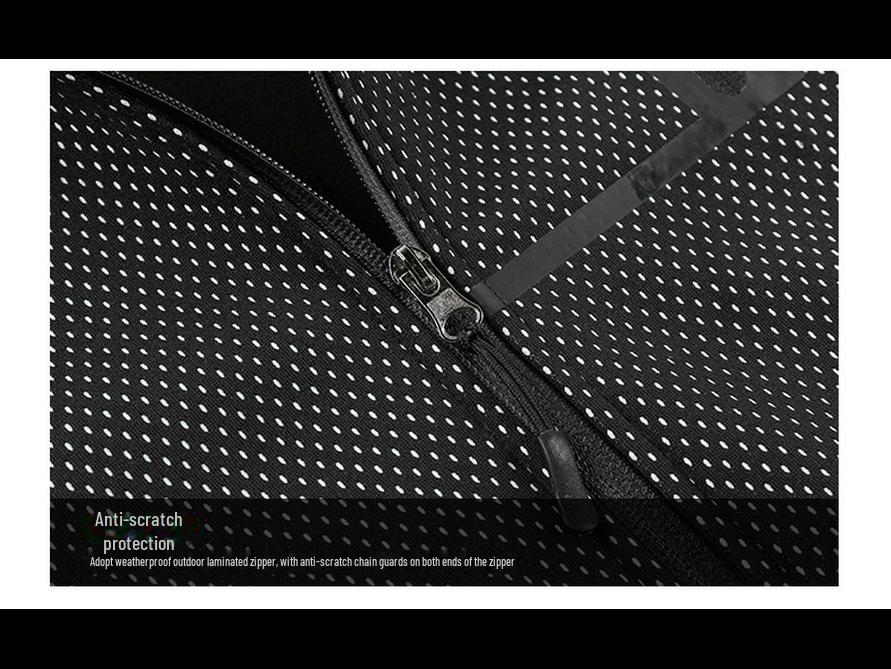 Men's Long-Sleeve Fleece Cycling Jersey - Warm, Windproof, Autumn/Winter Jacket