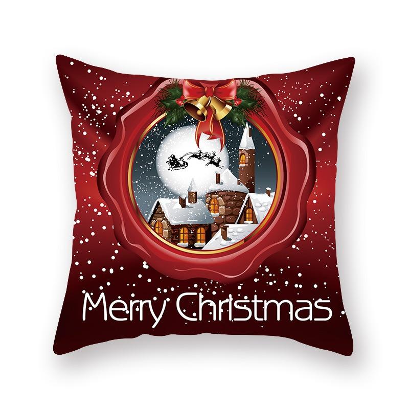 1Pc Santa Pillowcase Happy New Year Xmas Gifts Christmas Decor for Home Merry Christmas Ornament Xmas Gifts.