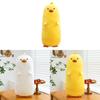Cartoon Little Yellow Chicken Bed Pillow With Soft Plush Material For Bedside Sleep Comfort