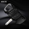 Custodia Cover Portachiavi Auto in Stile Fibra di Carbonio ABS per Peugeot 107 206 207 307 per Citroen C1 C2 C3 C4 Xsara Picasso per Toyota Aygo Fob