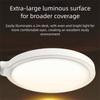Full Spectrum LED Clock Table Lamp Eye Protection Plug-in Design Dimmable Desk Lamp Reading Light Night Light