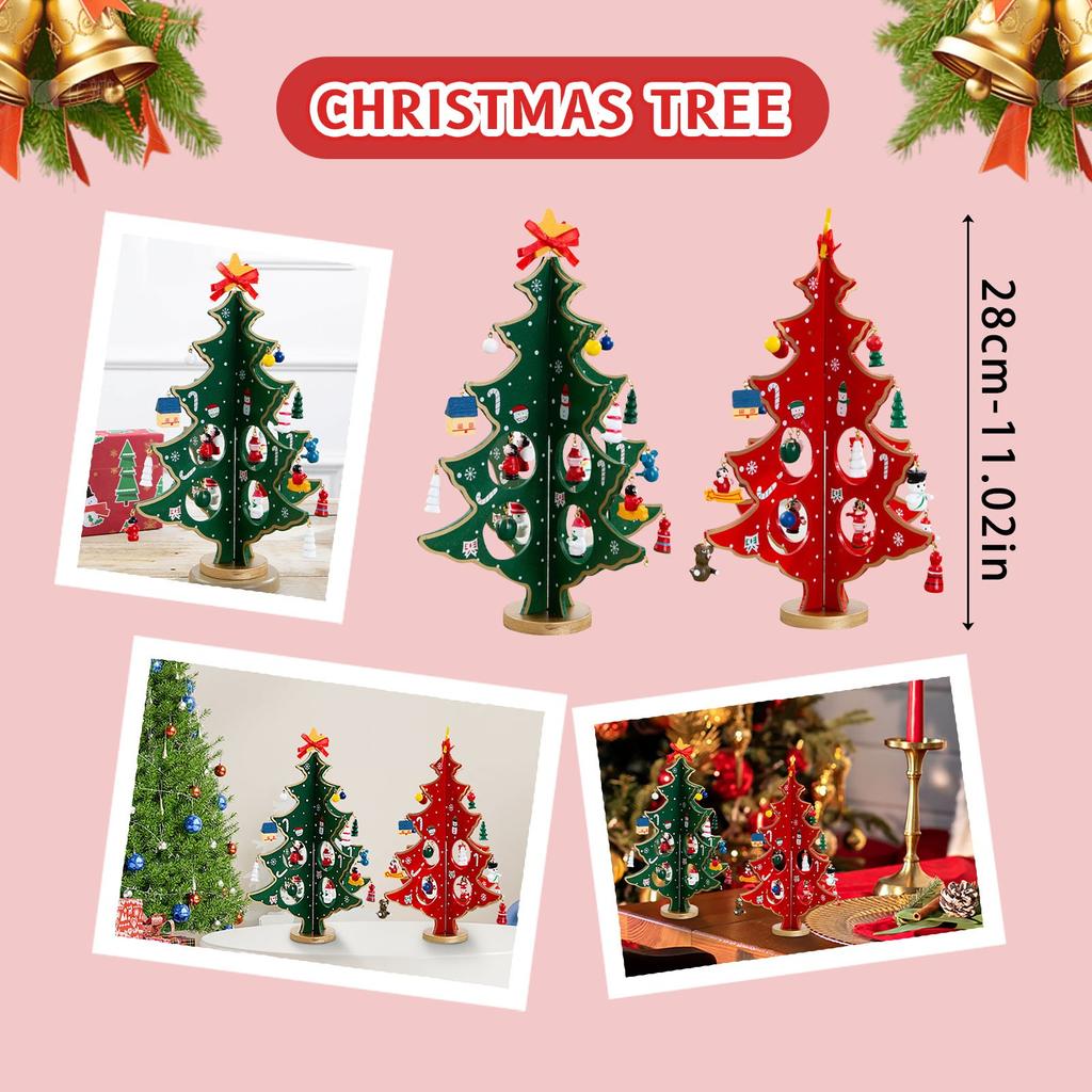 Christmas Decorations Small Miniature Erected Body Scene Arrangement Desktop Ornaments