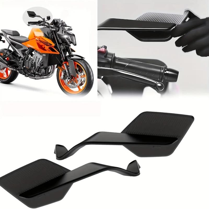 The Motorcycle Windscreen Features 360° Adjustable Rearview Mirrors, Designed Ergonomically to Reduce Glare And Vibrations