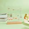 Acrylic Earrings Display Stand Elegant Jewelry Presentation Board Stylish Ear Rings Organizer Pegboard Jewellery Shelf