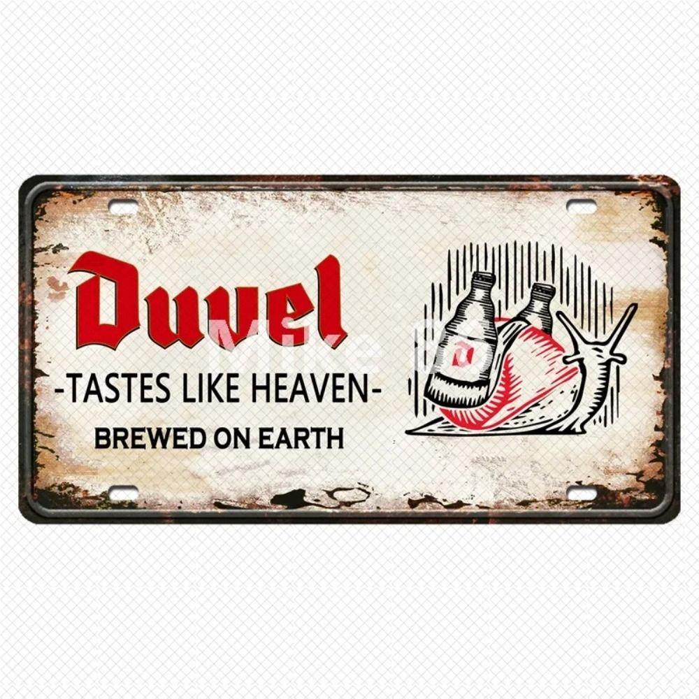 Ölplåtskylt Vintage Väggdekor 15x30cm