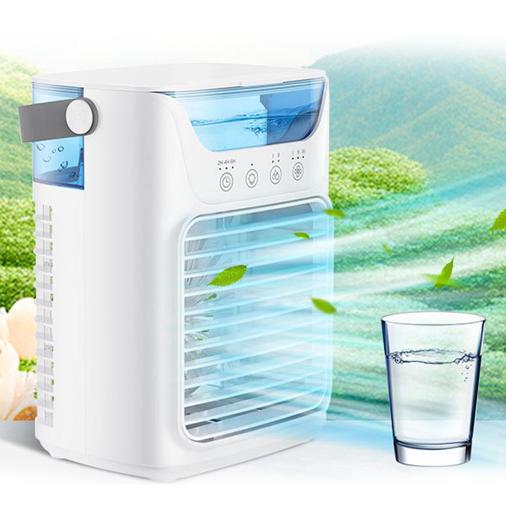 Air Conditioner Fan 700ML 3 Speed 2 Cold Fog 3 Automatic Timing Portable Air Cooler Humidifier