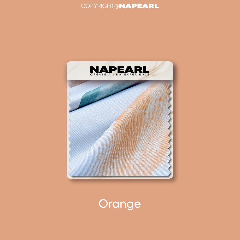 1 шт. NAPEARL 70-80% затемняющие современные минималистичные английские шторы с буквенным принтом для спальни, гостиной, домашнего декора W100cm x L200cm оранжевый