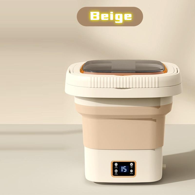 Mașină de spălat pliabilă portabilă cu afișaj LCD Mini centrifugă pentru lenjerie de corp 9L