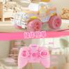 Carox 116 Scale Radio-Controlled Car for Girls, Cute Doll, Rechargeable, Approximately 70 Minutes of Operation Time, Automatic Driving Function, LED