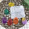 Flexible And Sturdy Keychains Mold Flexible Silicone Colorful Eggs Keychain Mold Trendy Keychain Pendant Resin Mold