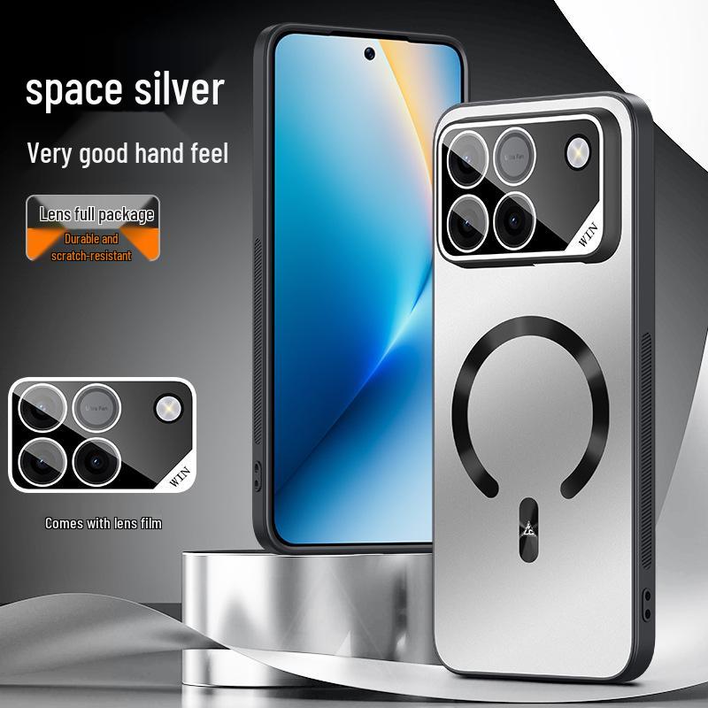 Honor WIN Phone Case - Magnetic Rotating Bracket, Ultra-thin, Full Coverage, Anti-drop, Frosted, Simple Protective Case Honor WIN