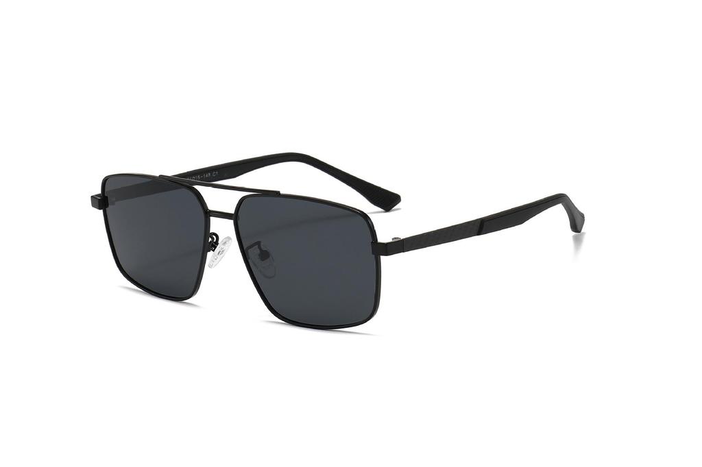 KAJILA 2026 Men's Retro Square Frame Polarized Sunglasses with Double Bridge Sun Protection