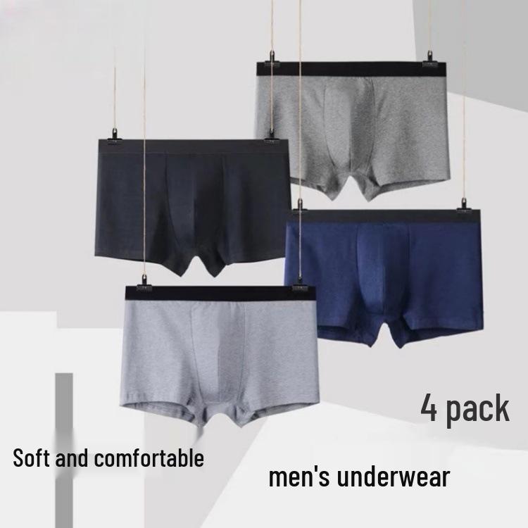 Men's Breathable Summer Boxer Briefs: Mid-Waist, Sexy Shorts for Teens and Plus Size