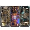 Hülle für Xiaomi Redmi Note 11 9S 10 9 8 7 9A 9C 9i K40 8T 10C 9T K50 Silikonhülle Vintage Leiterplatte