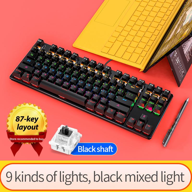 Popular  K400 Wired Mechanical Keyboard RGB Backlit Computer Gaming Keyboard Mechanical for  Games
