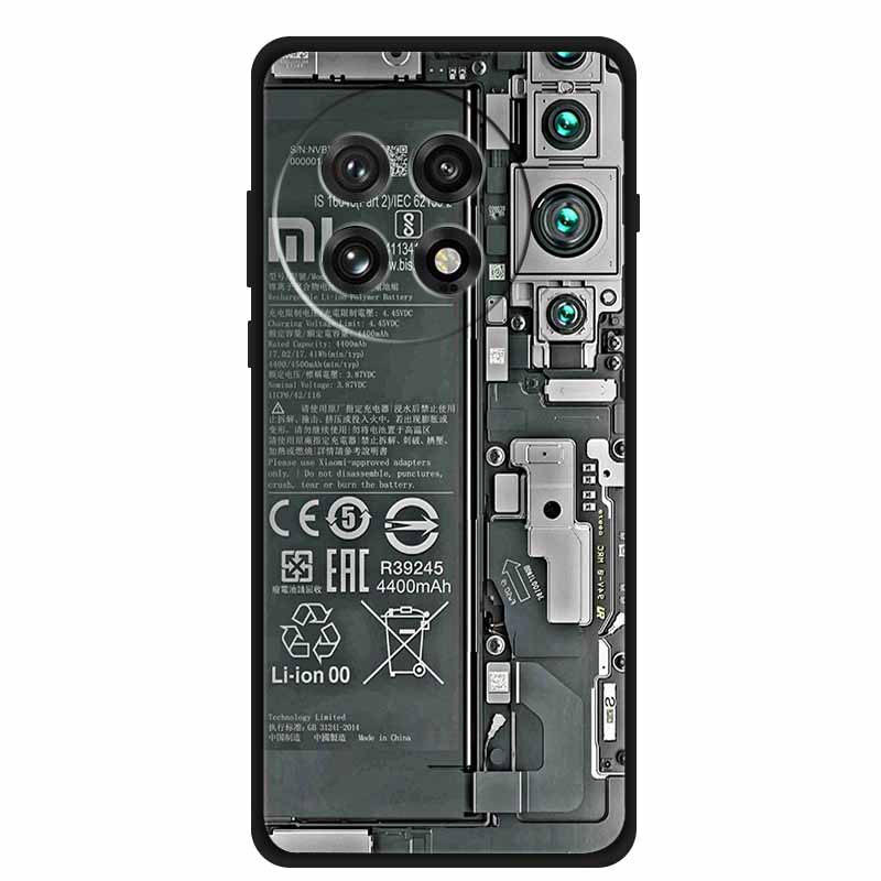 Funda For OnePlus13 5G Case OnePlus 13R Black Silicone Soft Flower Fashion TPU Back Cover For OnePlus13 13R Case Protective Capa