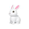 Little Toy Childrens White Rabbit Inertia Press Rebound Force Animal Cartoon Car