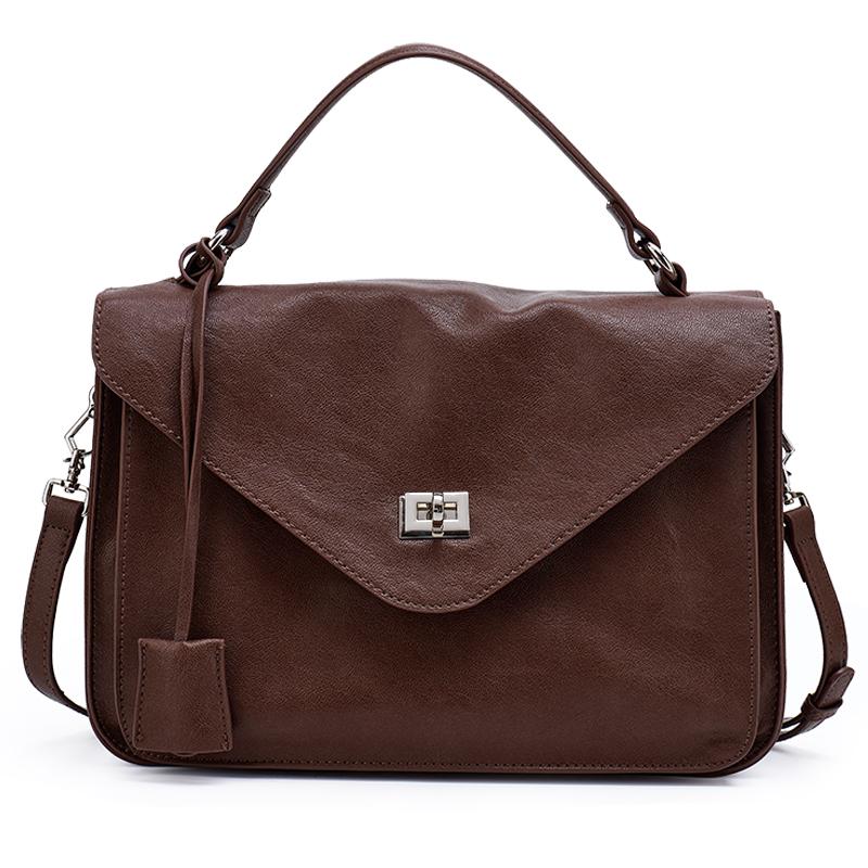 

Shoulder Bag for Women Soft Vegan Leather Tote Bag Crossbody Bags Purses and Handbags Multi Pocket Shoulder Bag коричневий