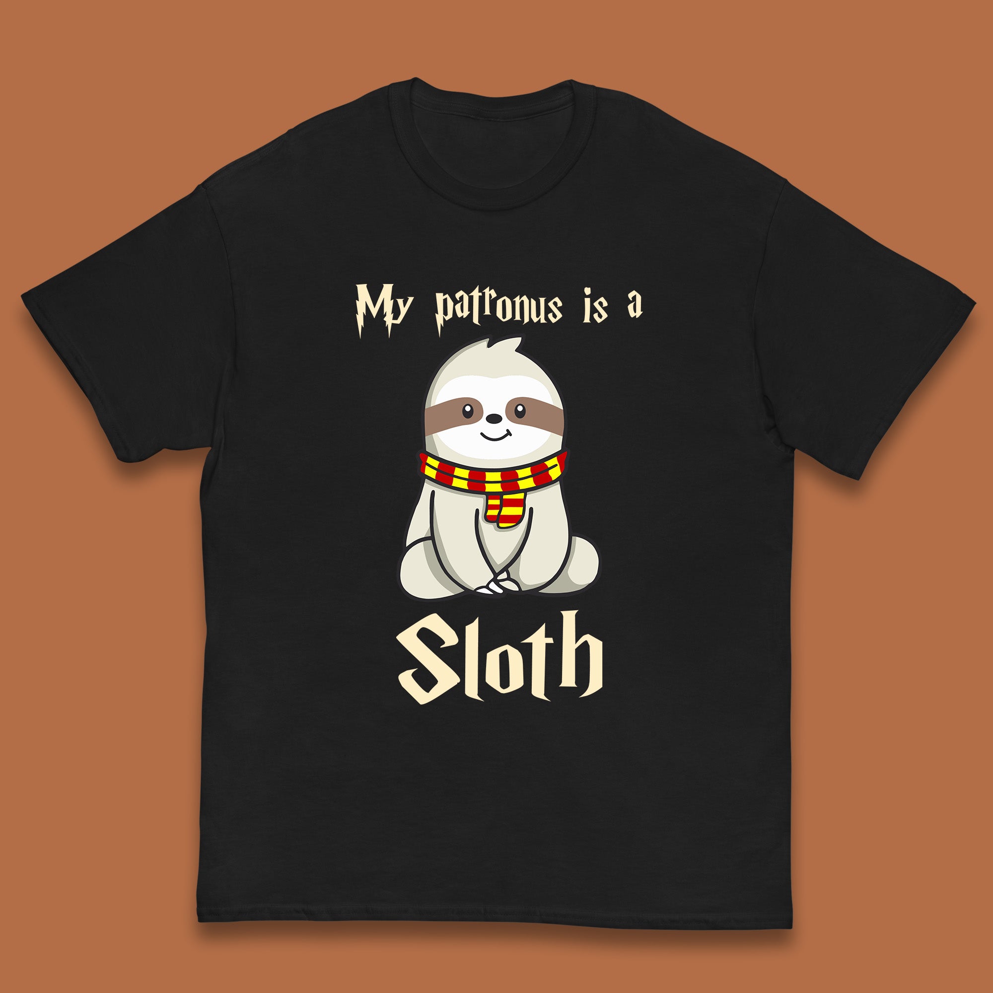 My Patronus Is A Sloth Harry Potter Sloth Funny Magical Wizard And Sloth Lover Lazy Days Humorous Kids T Shirt 130