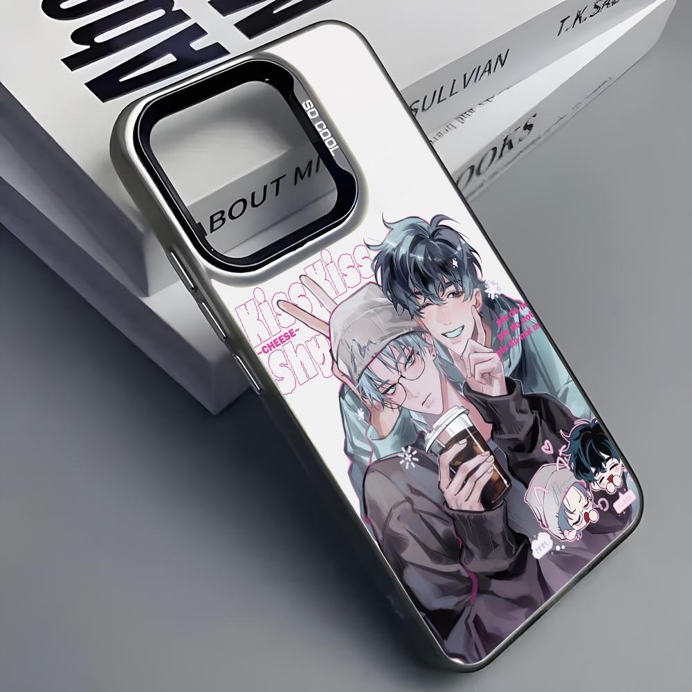 Korean Alien Stage Ivan Till Phone Case For iPhone 16 15 14 13 12 11 Pro Max Grey Black Matte Laser Metallic Aurora Funda