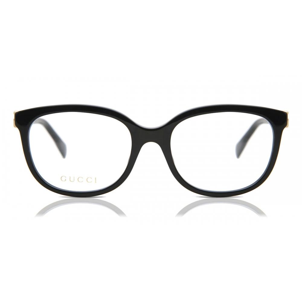 

Gucci Gg1075o 004 Women Eyeglasses Shiny Black/54