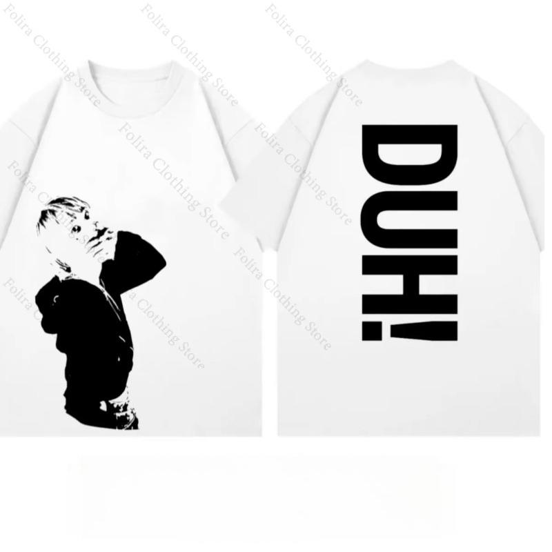 P1Harmony DUH Mesma Camiseta Estampa Kpop Verão Manga Curta para Fãs Homens Mulheres Roupas Streetwear Camisetas