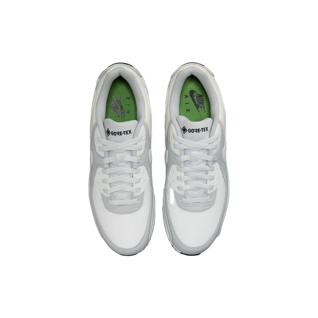 Nike Air Max 90 GORE-TEX Photon Dust მამაკაცის სპორტული ფეხსაცმელი ნაცრისფერი ნაცრისფერი-ნისლის ქლოროფილი DJ9779-003