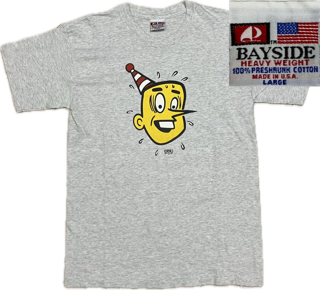 

[Б/У] Футболка SUB POP Bayside, размер L, лейбл NIRVANA, винтажная одежда