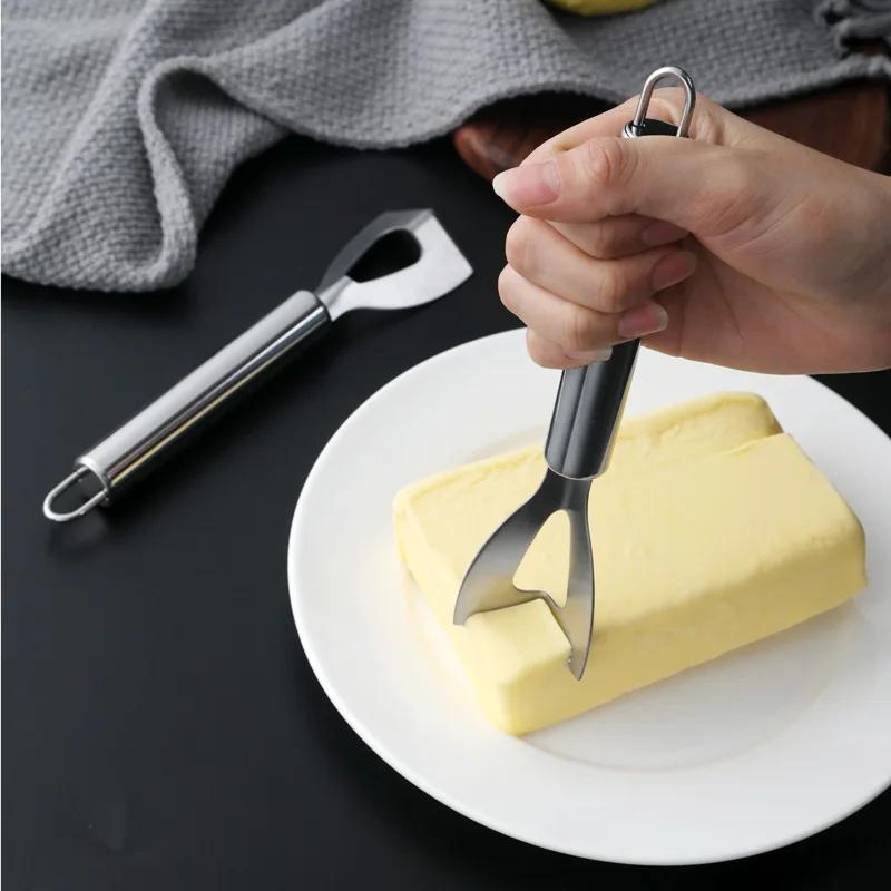 Household Use Kitchen Stainless Steel Cake Cheese Knife Butter Cutter Shovel Cheese Tool Cream Spreader Easy To Cutter