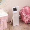 1PC 1:12 Dollhouse Miniature Simulation Full Length Mirror Model Furniture Accessories For Dolls House Decoration