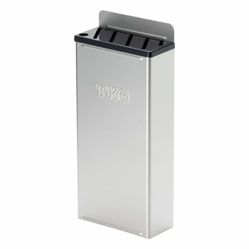 

Endo Shoji TKG Commercial Color Knife Rack with Plastic Plate, Small, Type A, Black, 18-8mm Body, ABS Resin Lid, Made in Japan, AHU656