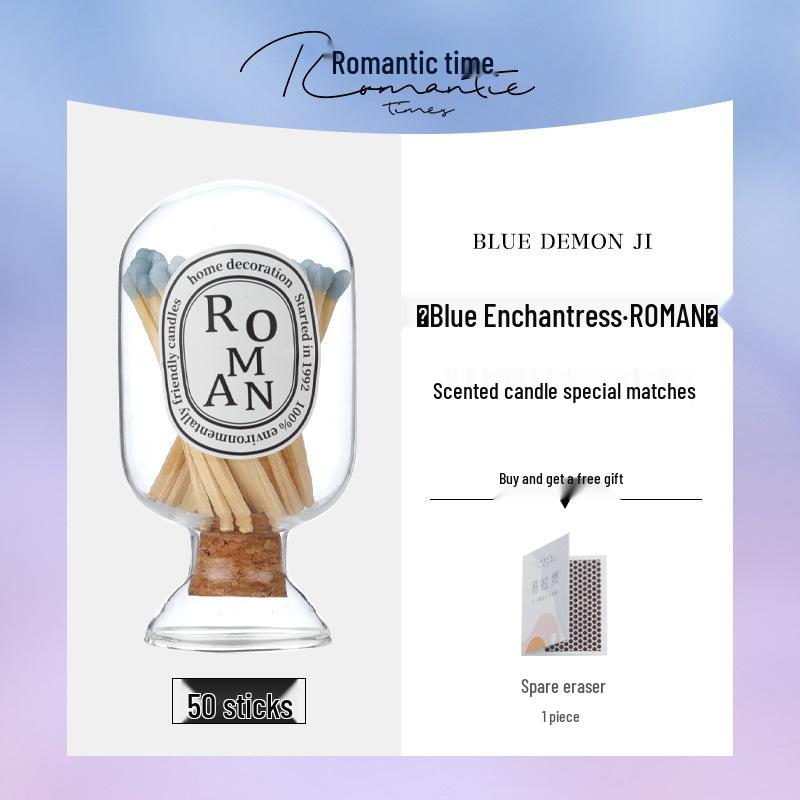 Романтические ароматические спички для свечей с художественными цветными головками – инструмент для прикуривания сигар